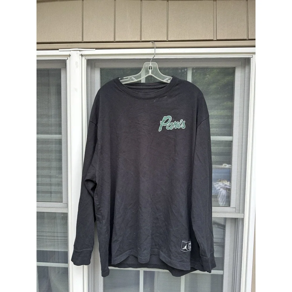 Nike Air Jordan Paris Saint Germain Long Sleeve T-Shirt Men's XXL